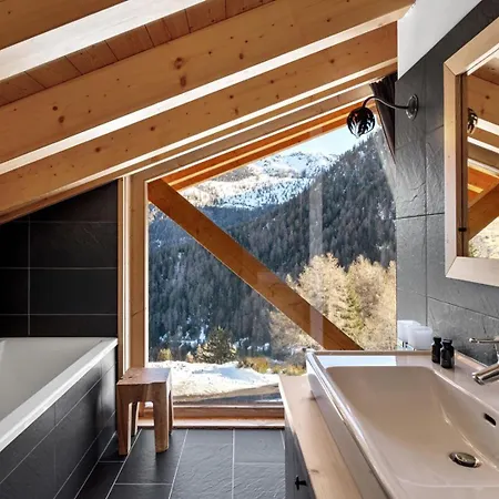 Chalet 18 Iles Luxury With Sauna La Tzoumaz *