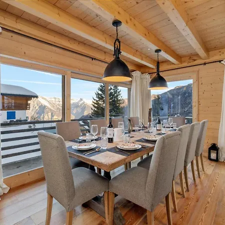 18 Iles Luxury With Sauna La Tzoumaz Chalet