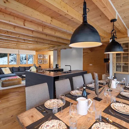 18 Iles Luxury With Sauna La Tzoumaz Alpesi faház Riddes